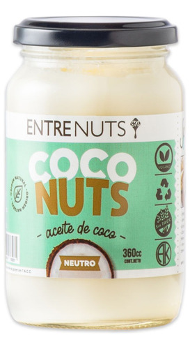 Aceite De Coco 360 Cc Entrenuts