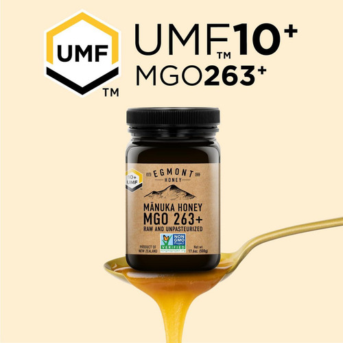 Miel De Manuka Egmont Mgo 263+ Umf 10+ 500g - Pura Y Cruda