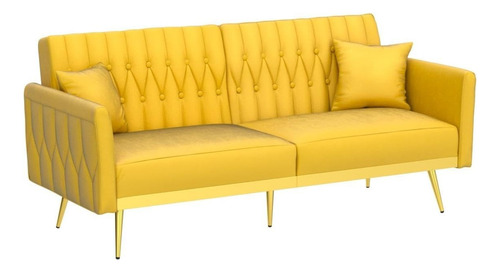Sofa Cama Terciopelo Biplaza Ajustable Convertible Acmease