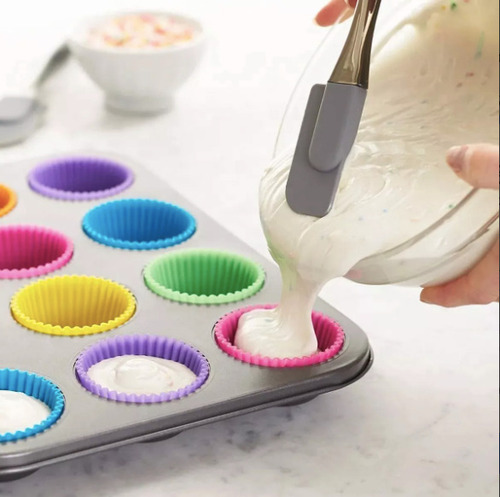 Pack De 6 Capacillos Individuales De Silicon Para Muffins