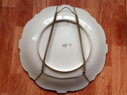 Plato Decorativo Porcelana Alka Kunst Bavaria Alemania
