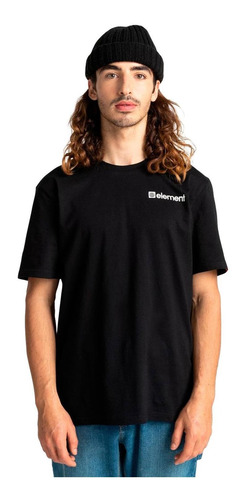 Polera M/c Hombre Joint Negro Element