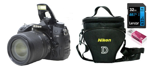 Nikon D7000 + 18-105mm + 32gb + Bolsa