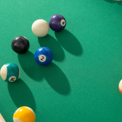 Mesa De Billar Portátil Plegable 167 Cm Para Sala De Juegos Color Del Paño