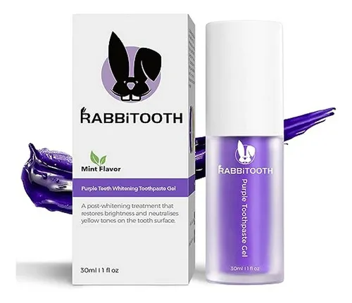 Serum Morado Blanqueador De Dientes Rabbitooth, Reduce Amari