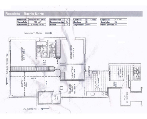 Depto 4 Amb. C/cochera - Recoleta- Brio Norte- Acepto Propi