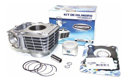 Kit Cilindro Pistão Honda Cg 125 Fan 2009+ Vedamotors Athena