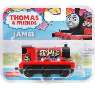 Thomas E Seus Amigos James Graffiti Trackmaster Push Along