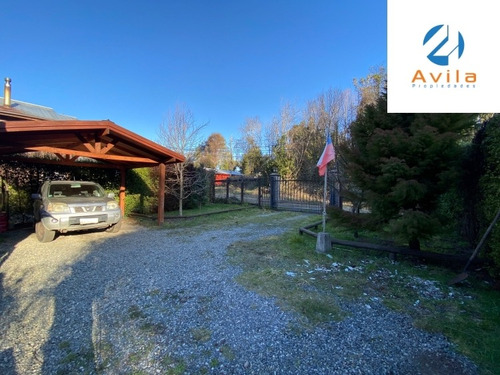 Pucón Terreno 553 M2 C/ Casa 88m2 Sector Quelhue Cod.vtin067