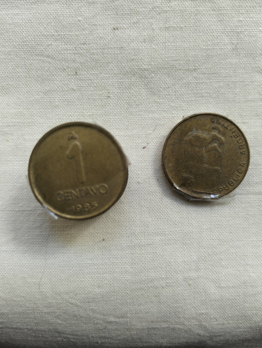 16 Monedas Argde 5 De Austral 1985/86, 1 Austral 1985/86/87. (Usado)