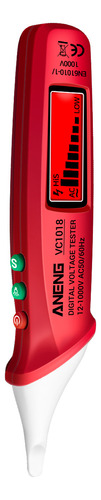 Detector Pen Tester Con Alarma Digital Aneng Lcd Sin Contact