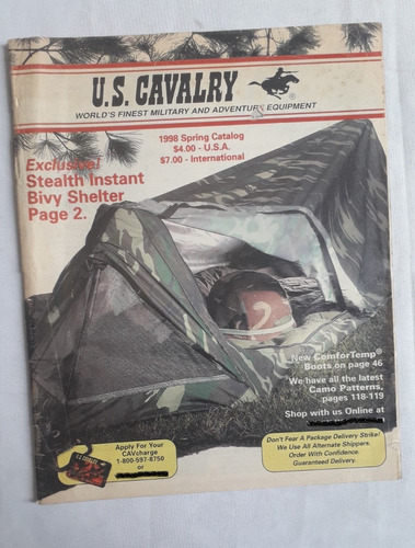 Revista Catalogo Antigua ** Us Cavalry ** Año 1998