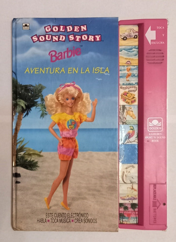 Libro Golden Sound Story Barbie Aventura En La Isla 1992