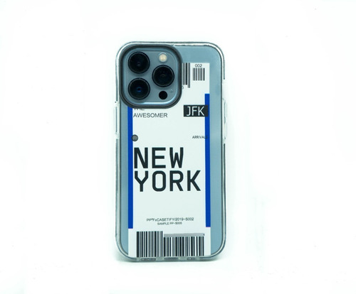 Funda Ticket New York Para iPhone Varios Modelos