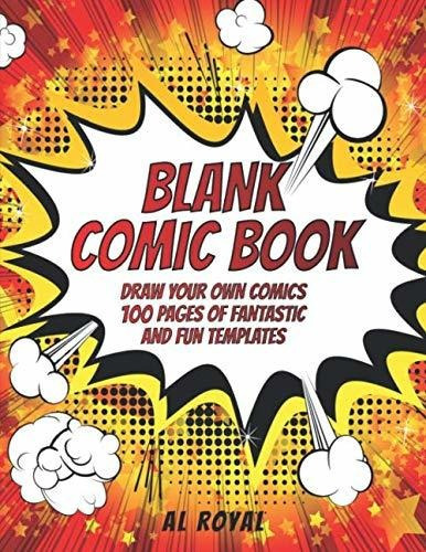 Libro : Blank Comic Book Draw Your Comics - 100 Pages Of.. 