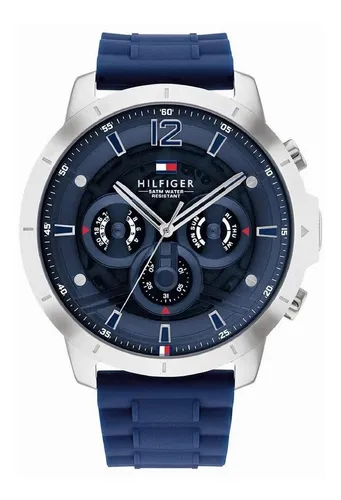 Reloj Tommy Hilfiger Larson Para Hombre Azul 1791920 - $ 409.995