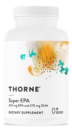 Thorne Super Epa, 90 Cápsulas De Gel Sabor Sin Sabor