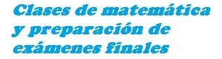 Clases Particulares Matemática (universitario)
