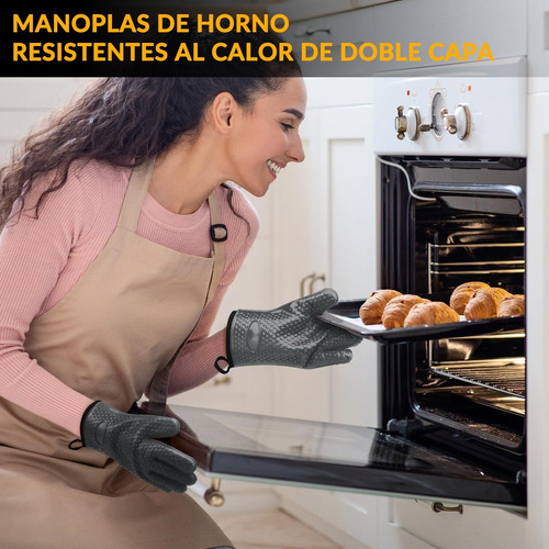 Guantes Asador De Parrilla Resistente A Altas Temperaturas