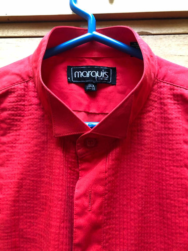 Camisa Con Pliegues Talla M Usada 9.5 De 10 Algodón 100% (Usado)