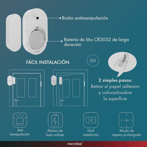 Kit Alarma Inalámbrica Wifi Domiciliaria Español Con App