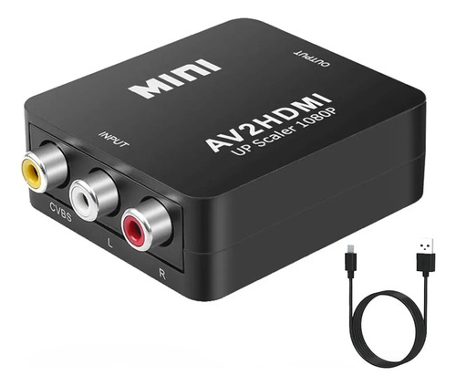 Adaptador Rca A Hdmi Con Su Cable Usb 