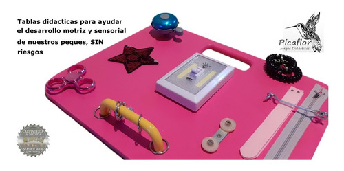 Tabla Didactica Multisensorial P/ Estimulacion Motricididad