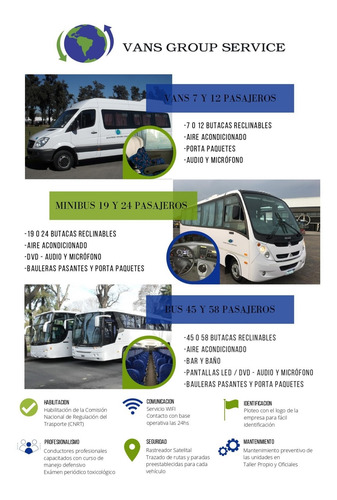 Imagen 2 de 10 de Transporte De Personal / Alquiler De Combi-minibuses-buses
