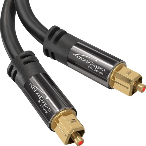 Cable De Audio Óptico Kabeldirekt Toslink A Toslink, De 10 M