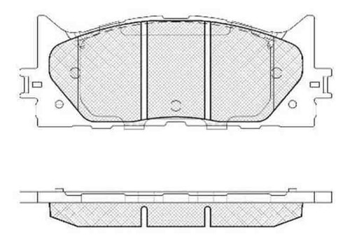 Pastilla De Freno Toyota --camry Vi 2.4- 3.5 V6 06/ Delanter