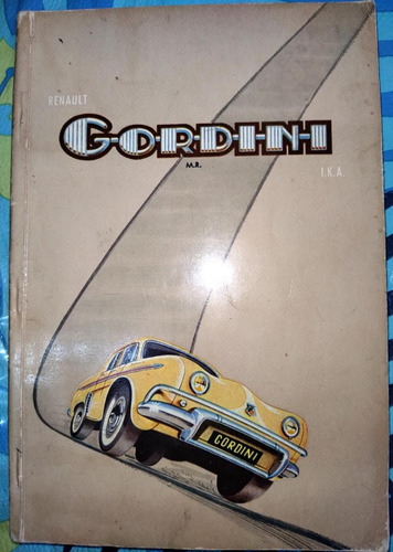 Renault Gordini - Manual Del Usuario. Excelente Estado (Usado)