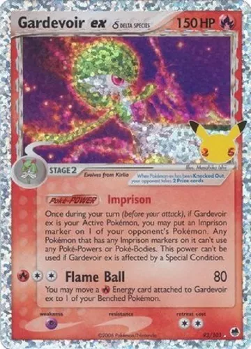 Carta Pokemon Gardevoir Ex (promo) Ultra Raro - Original Pt