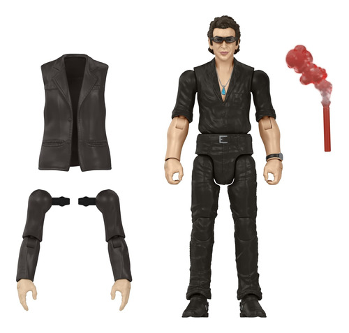 Figura Dr. Ian Malcolm Con Brazos Intercambiables Jurassic