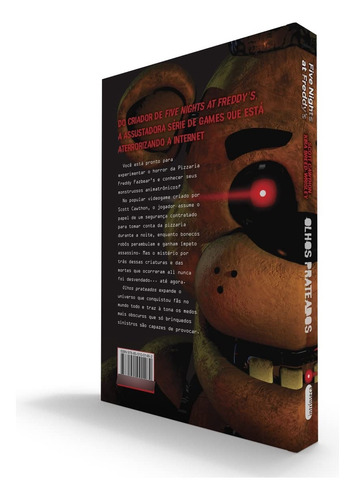 Five Nights At Freddy's - Olhos Prateados + Os Distorcidos + A Última Porta - 3 Livros Físicos