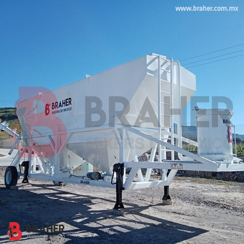 Imagen 6 de 13 de Silo De Cemento 45 T Concretera Móvil, Silo Horizontal Nuevo