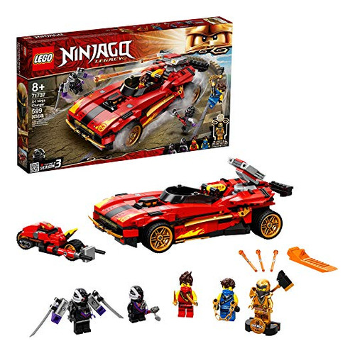 Juguete De Construcción Lego Ninjago Legacy X-1 Ninja Charge