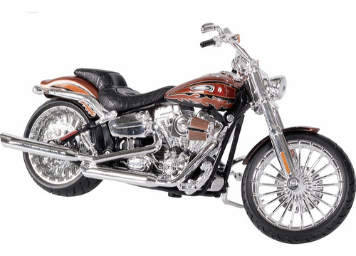 Moto Harley Davidson 2014 Cvo De 18 Cm. 1/12 Metal/pvc Nueva