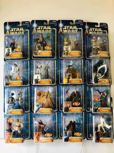 Coleccion Completa 16 Fig Star Wars Saga P2 Hasbro 2003 3.75