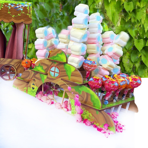 Imagen 4 de 10 de Kit Mesa Dulces Candybar Mini En Mdf Impreso Alta Calidad M1