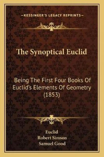 Libro The Synoptical Euclid : Being The First Four Books ...