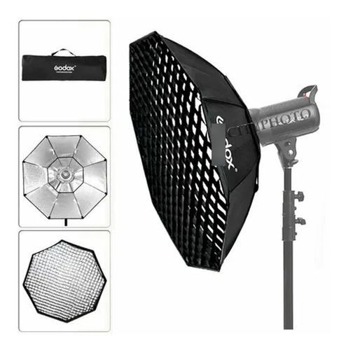 Softbox Octagonal Bowen De 120cm Godox Sb Fw120 +grid  Nuevo