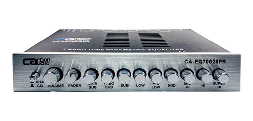 Ecualizador Carbón Audio 7 Bandas 13.2v