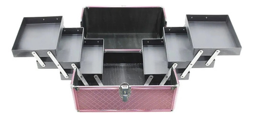 Maleta Maquiagem Grande Completa Ruby Rose Brinde Necessaire