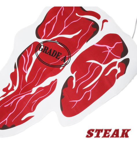 Steak Costume Role Playing Funny Beef Costume For Parties