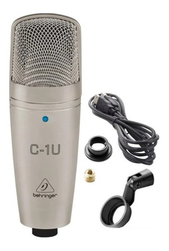 Micrófono Usb Interfaz Interface Podcast Behringer C-1u