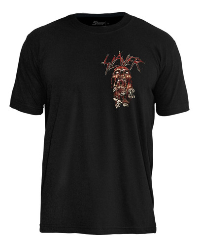 Camiseta Stamp Slayer World Painted Blood - Preto Pc026