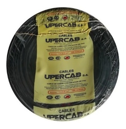 Imagen 1 de 1 de Cable Unipolar 2,5 Mm Upercab Normalizado Iram X 100 Metros