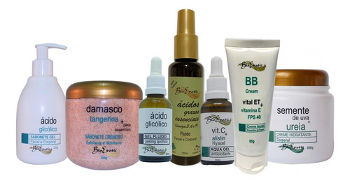 Kit Clareamento Das Estrias (ác.glicólico E Vit.c) Bioexotic