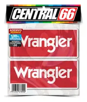 Comprar Adesivo Resinado Agro 2x Wrangler Vermelho Tereré