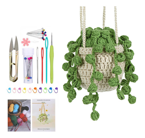 Crochet Kit Suculentas Todo Incluido Diferentes Modelos Diy